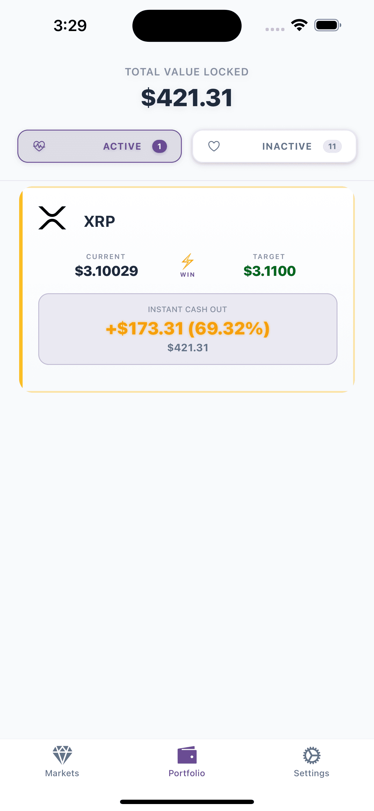 Bluely app screenshot
